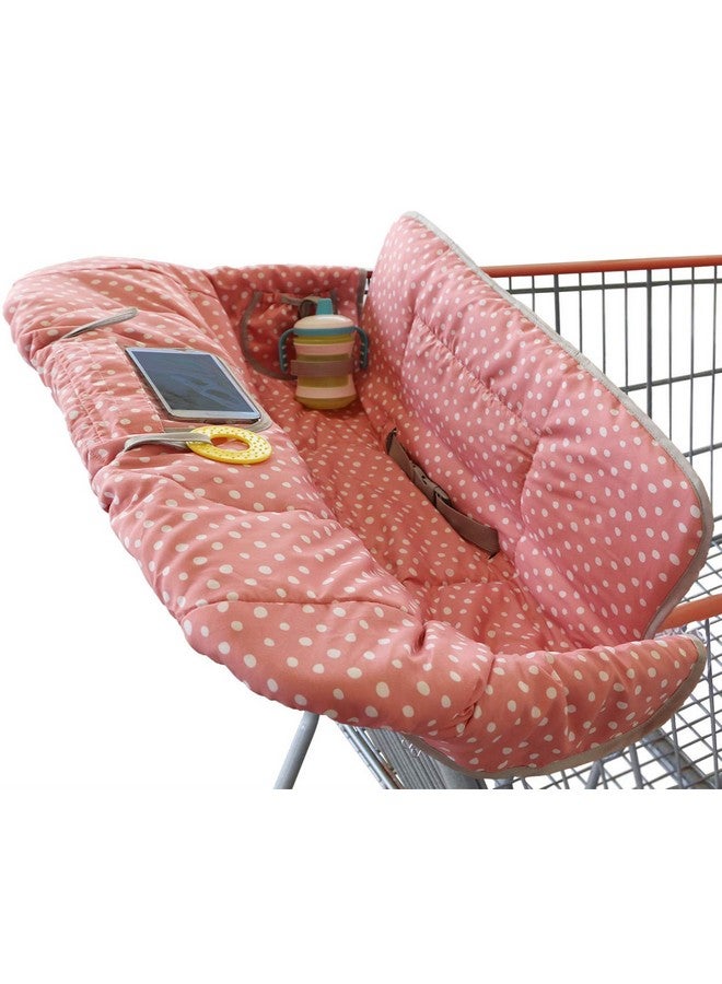 Shopping Cart Cover And High Chair Cover Pink Dots