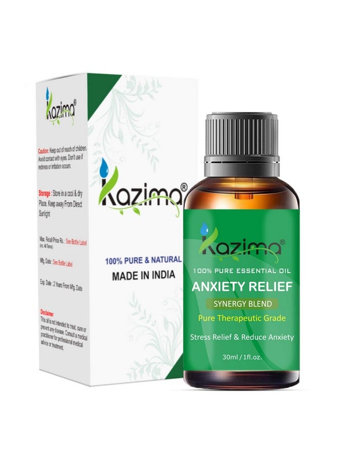 Anxiety Relief Blend Essential Oil (30Ml) Pure Therapeutic Grade