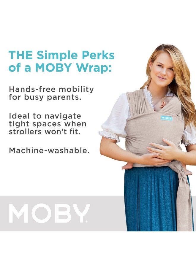 Wrap Baby Carrier Element For Newborns & Infants 1 Gift Keeps Safe Secure Adjustable All Body Types Perfect Mom Dad Taupe