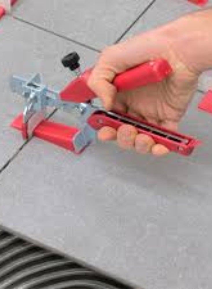 KNP Red Wedges Tile Leveling System Pack of 100 These systems are used to reduce lippage (uneven tile edges) and create a seamless finish in tiling projects.