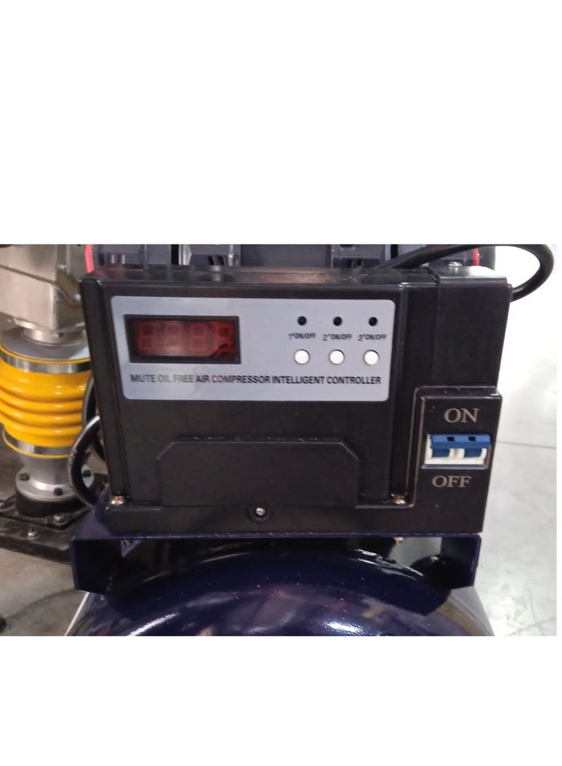 100L Oil-Free Silent Air Compressor, 4.5 HP, 8 Bar / 115 PSI, 220-240V, 2650 RPM - High Power, Low Noise, MK-328100