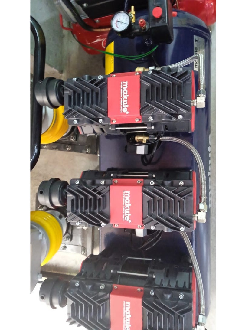 100L Oil-Free Silent Air Compressor, 4.5 HP, 8 Bar / 115 PSI, 220-240V, 2650 RPM - High Power, Low Noise, MK-328100