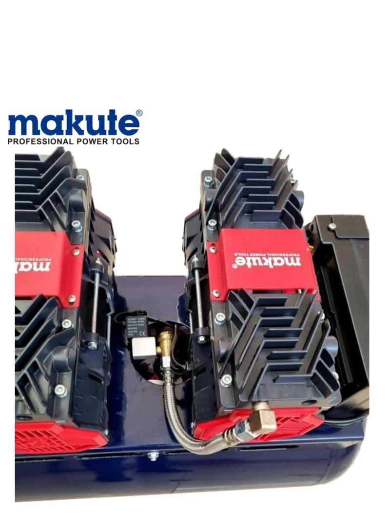 100L Oil-Free Silent Air Compressor, 4.5 HP, 8 Bar / 115 PSI, 220-240V, 2650 RPM - High Power, Low Noise, MK-328100