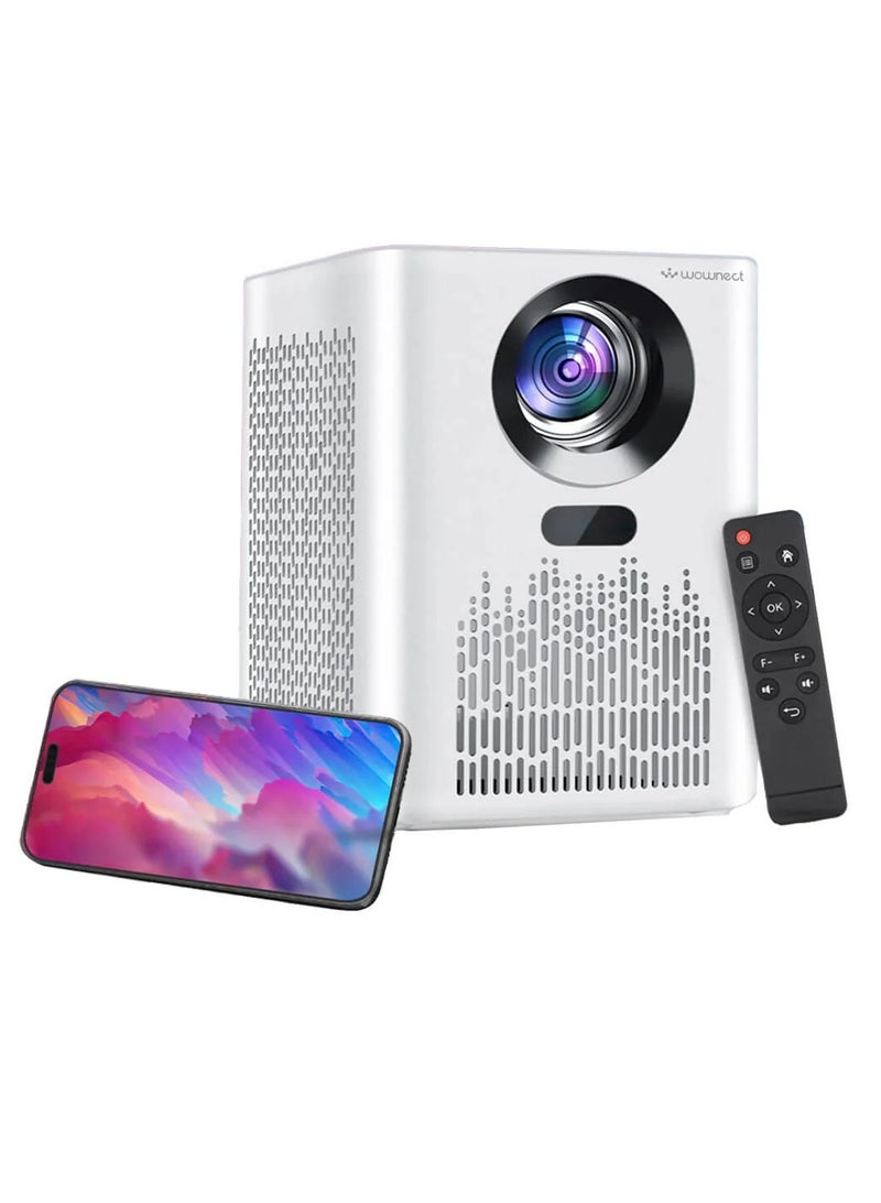 Projector with WiFi and Bluetooth 5G WiFi 4K HD Portable Movie Projector HT01