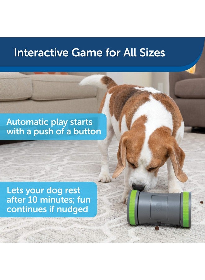 Kibble Chase Interactive Dog Toy Slow Feeder Electronic Treat Dispenser Perfect For Small, Medium, And Large Dogs