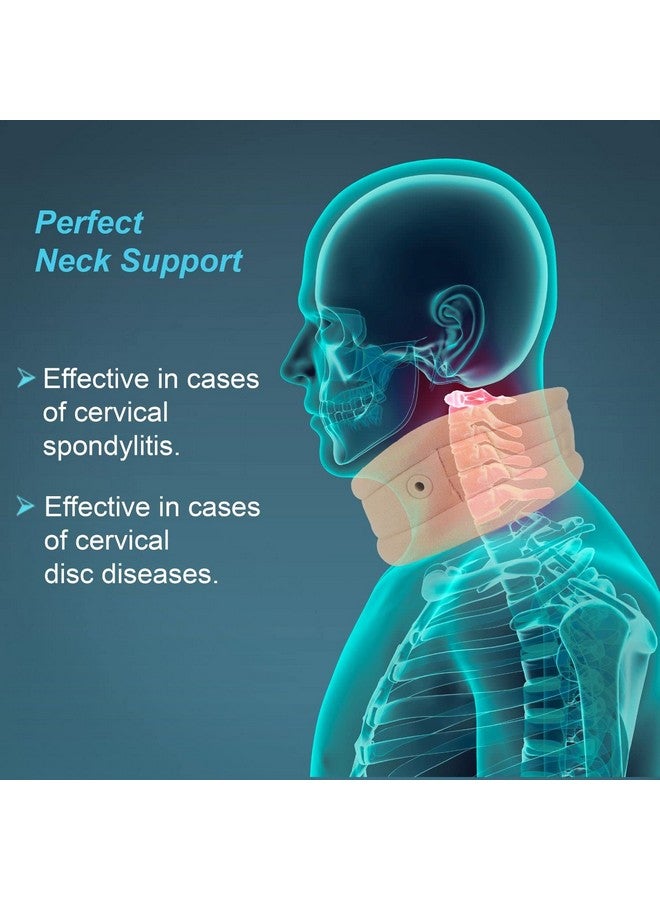 Cervical Collar Soft With Support Beige Medium 1 Unit