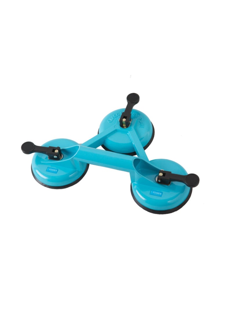 Starex Glass Suction Three Way Grip 150kgs Blue Body Color Box