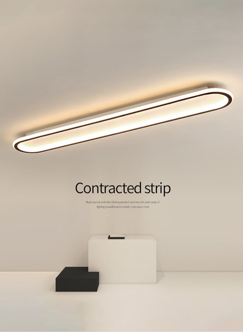 (BLACK-100CM) simple modern LED ceiling light  aisle light  bedroom living room corridor light creative balcony light