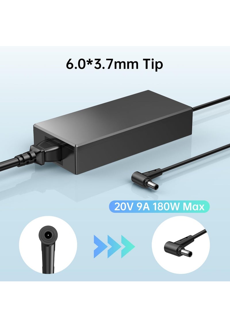 180W Zephyrus Charger Fit for ASUS ROG Zephyrus G14 GA401 G15 GA502, ASUS ADP-180TB H 20V 9A AC Adapter, ASUS TUF Gaming Laptop Charger F15 F17 FX505D FX505G