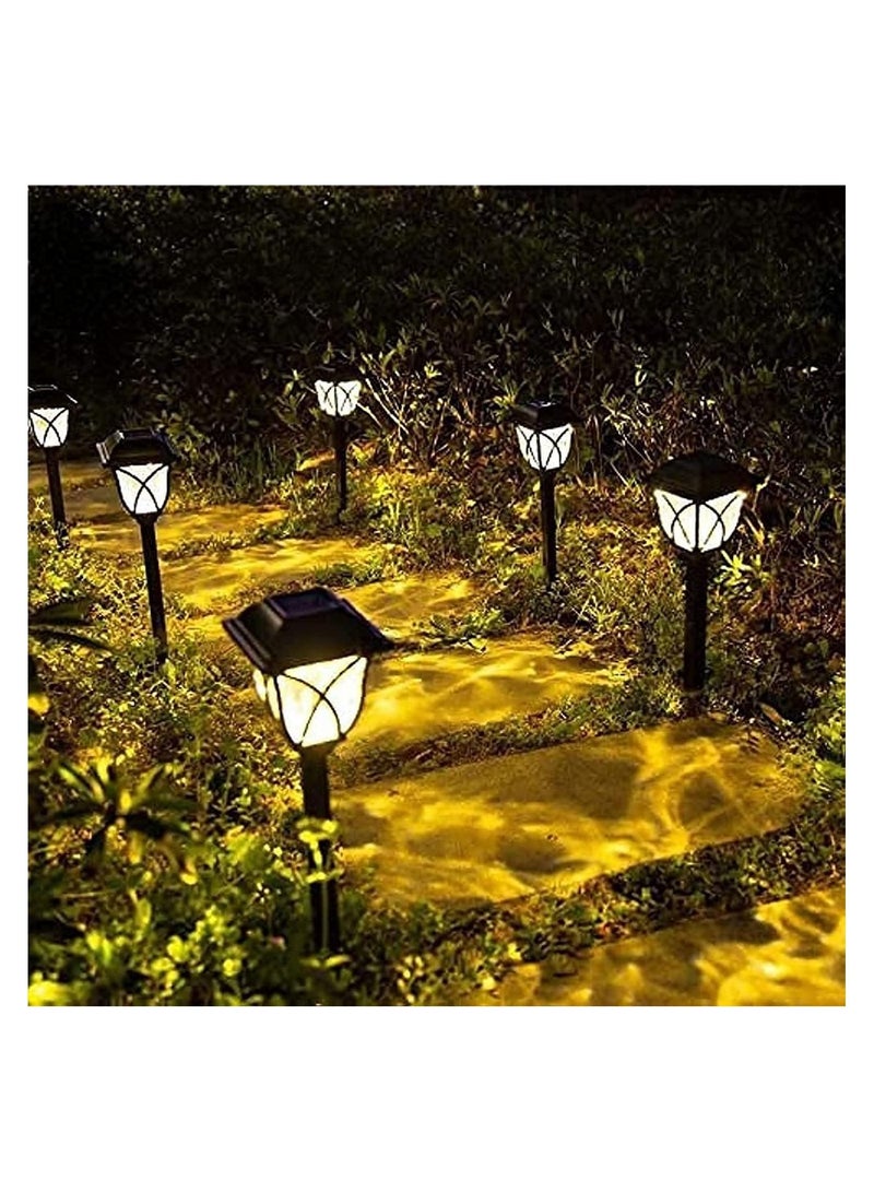 Solar Pathway Lights Outdoor, LED Solar Garden Lights, Waterproof Solar Landscape Lights for Lawn, Patio, Yard, Garden, Walkway. (2pcs Pack)