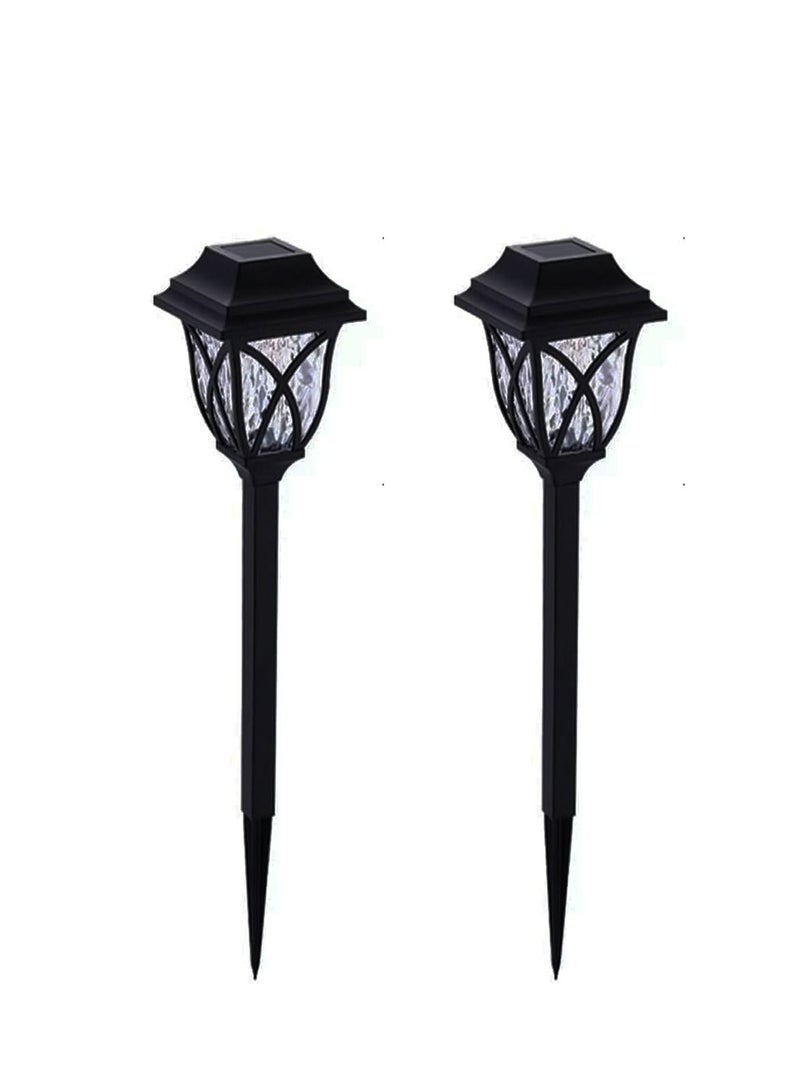 Solar Pathway Lights Outdoor, LED Solar Garden Lights, Waterproof Solar Landscape Lights for Lawn, Patio, Yard, Garden, Walkway. (2pcs Pack)