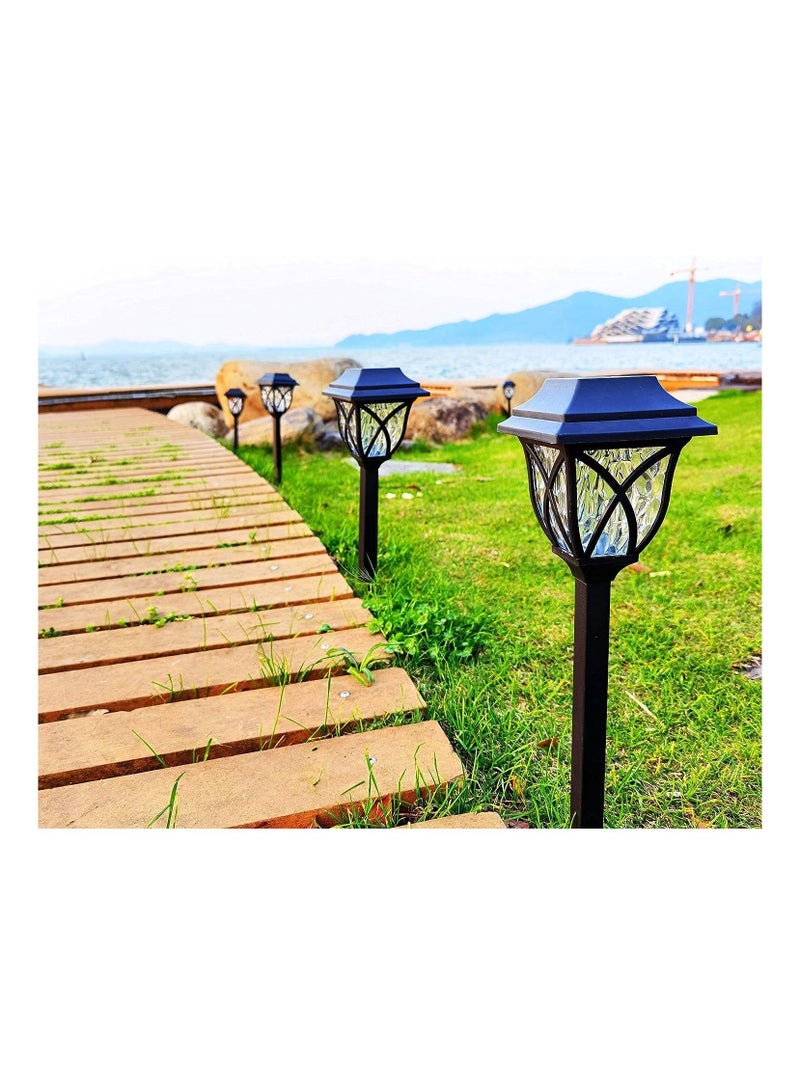 Solar Pathway Lights Outdoor, LED Solar Garden Lights, Waterproof Solar Landscape Lights for Lawn, Patio, Yard, Garden, Walkway. (2pcs Pack)