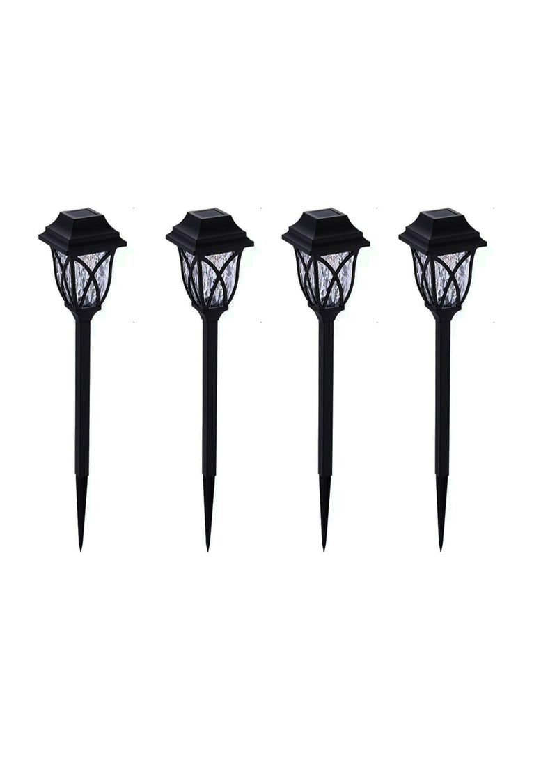 Solar Pathway Lights Outdoor Solar Garden Lights Waterproof Solar Landscape Lights for Lawn Patio Yard Garden Walkway 4pcs Pack