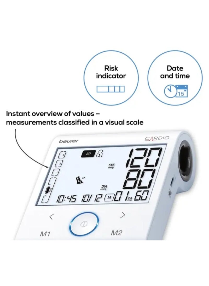 BM 96 CARDIO BLOOD PRESSURE MONITOR WITH ECG FUNCTION