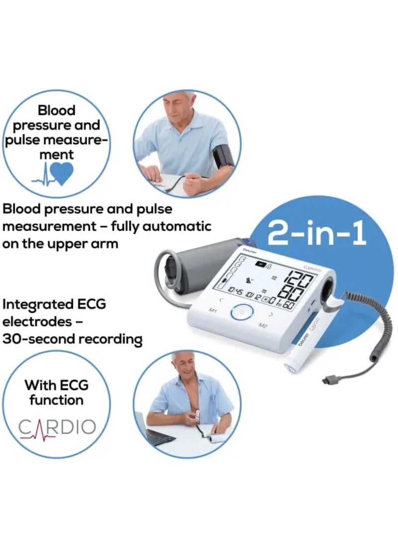 BM 96 CARDIO BLOOD PRESSURE MONITOR WITH ECG FUNCTION