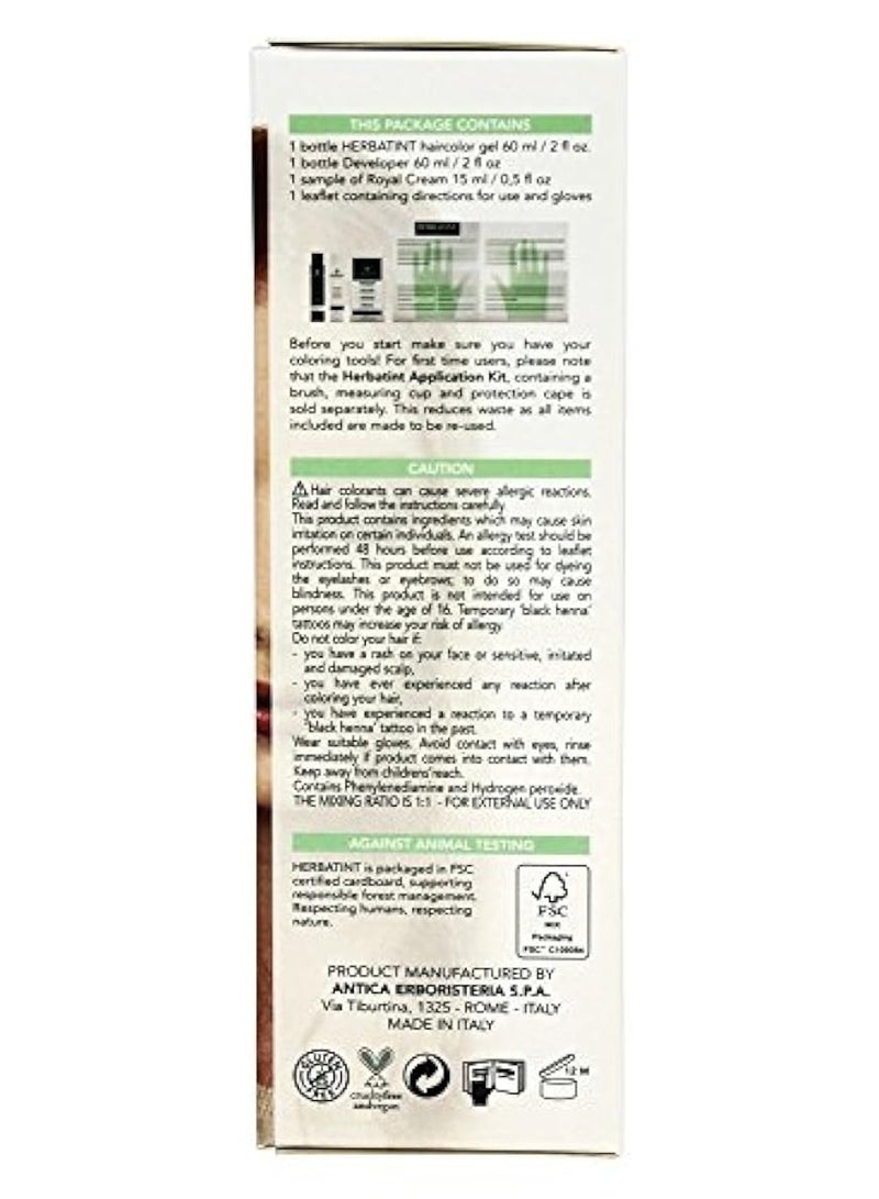 Herbatint Permanent Hair color Gel 9 DR Copperish Gold 150 Ml