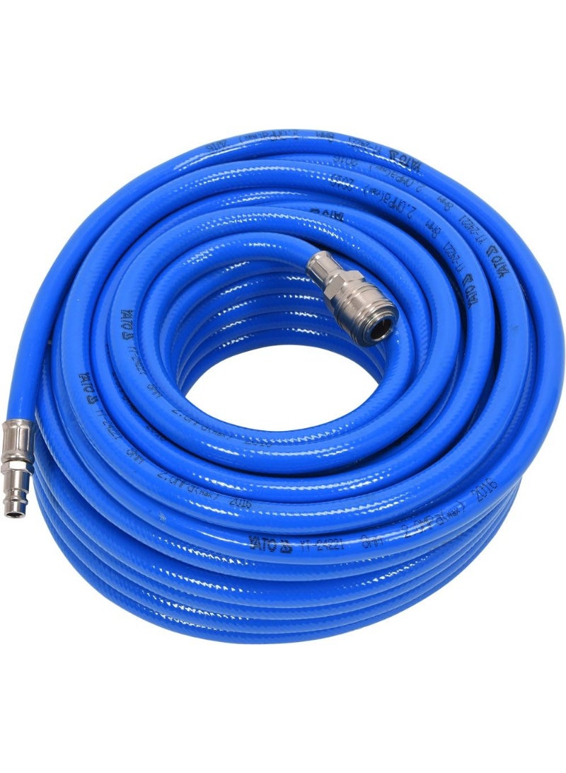 YATO Air Hose Pvc With Coupling 20m Internal Ø8mm YT-24221