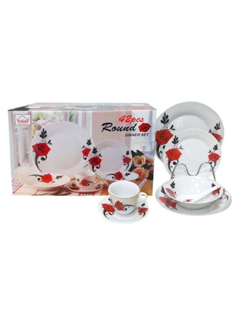 Timmy 42 Pieces Complete Dinner Set For Stylish Dining