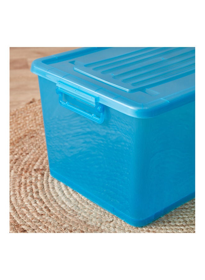 Rolling Storage Box with Wheels and Lid 55 Liter