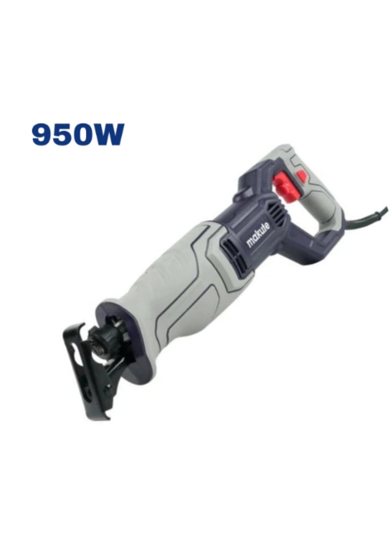 Electric Reciprocating Saw, 950W Power, 220-240V, Variable Speed (0-2800 RPM), 20mm Stroke for Cutting Wood, Aluminum, and Metal- RS121