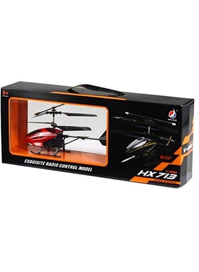 HX713 2.5-Channel Tri-Band Infrared Remote Control Helicopter - Red | Easy Control RC Helicopter for Kids & Beginners