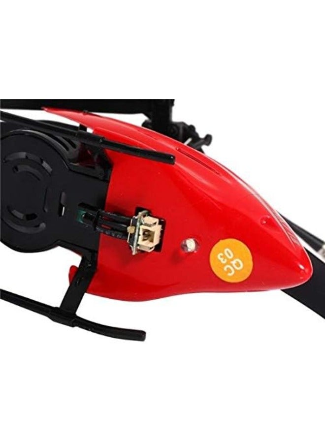 HX713 2.5-Channel Tri-Band Infrared Remote Control Helicopter - Red | Easy Control RC Helicopter for Kids & Beginners