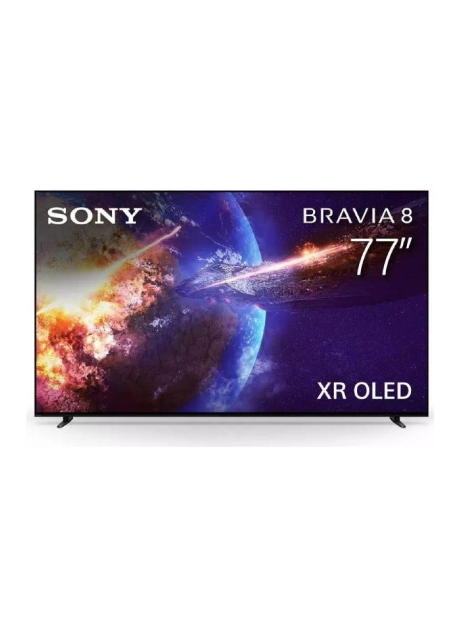 77 Inch 4K HDR BRAVIA 8 Smart TV Google120 Hz K-77XR80 Black