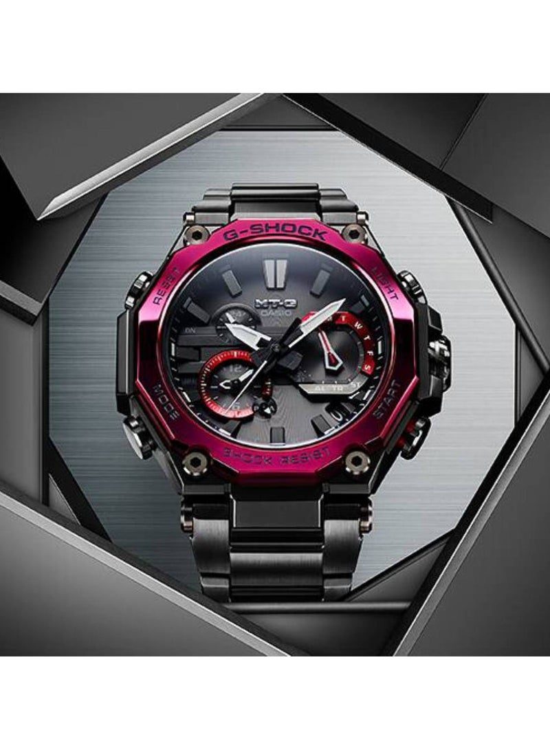 MTG Series Solar Powered Radio Controlled 49.8 Men's Watch MTG-B2000BD-1A4