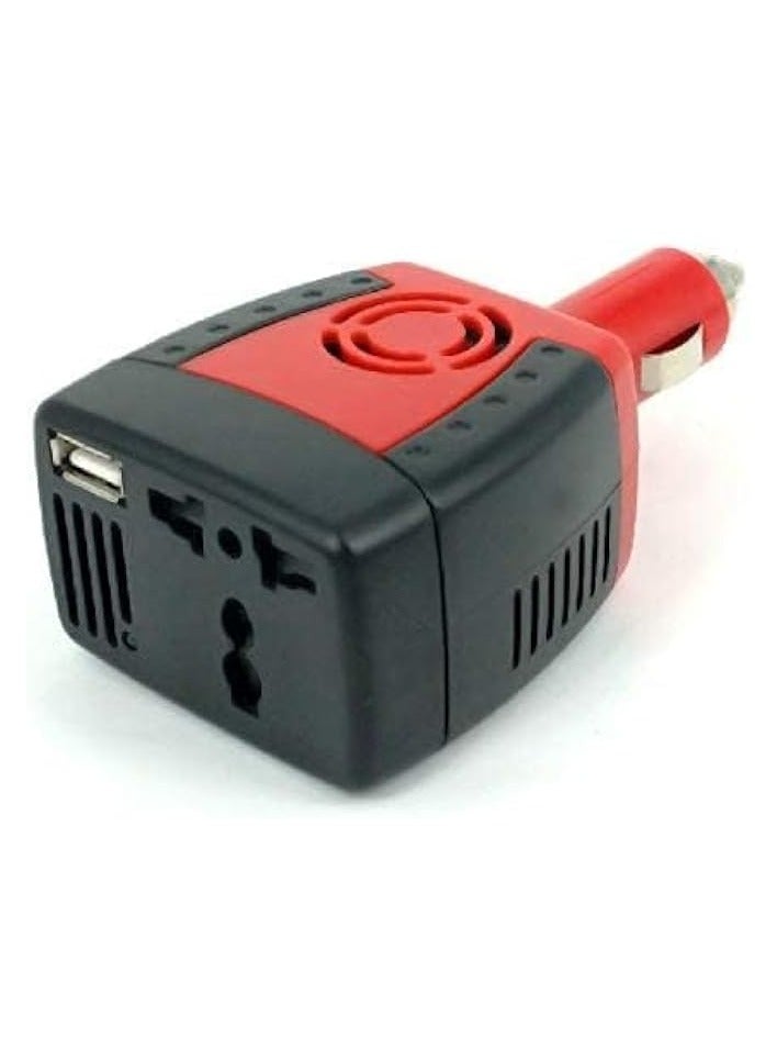 150W 12V DC to 220V AC USB Charger Car Power Inverter Adapter
