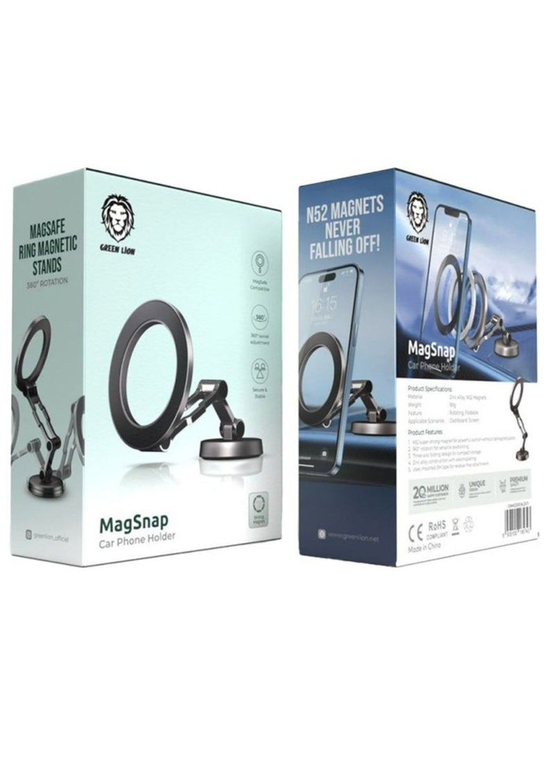 MagSnap Car Phone Holder - Grey
