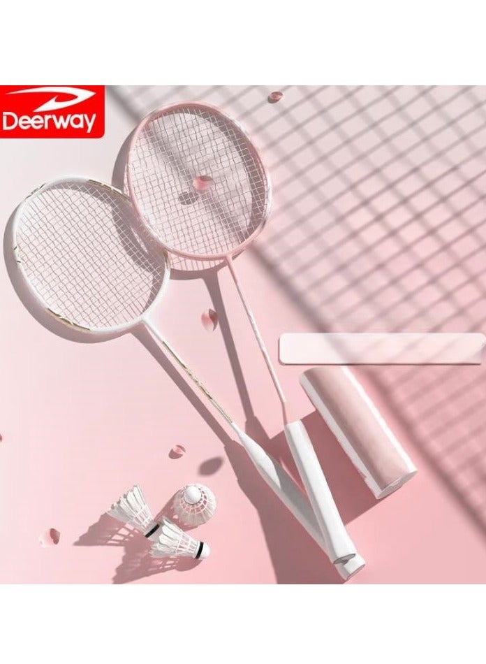 Delhui Badminton Racket Ultra Light And Durable Adult Suit, Competition Training, Dribbling, Double Racket
