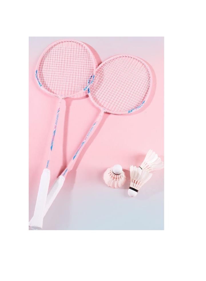 Delhui Badminton Racket Ultra Light And Durable Adult Suit, Competition Training, Dribbling, Double Racket