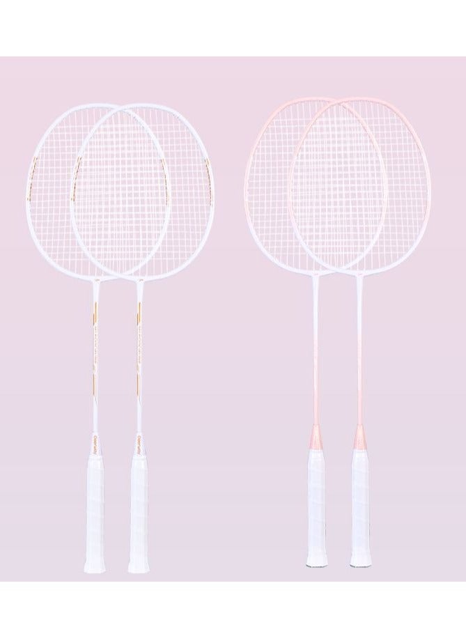 Delhui Badminton Racket Ultra Light And Durable Adult Suit, Competition Training, Dribbling, Double Racket