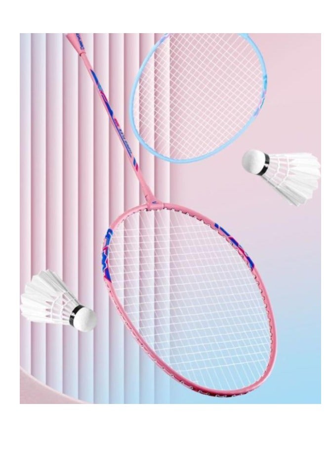 Delhui Badminton Racket Ultra Light And Durable Adult Suit, Competition Training, Dribbling, Double Racket