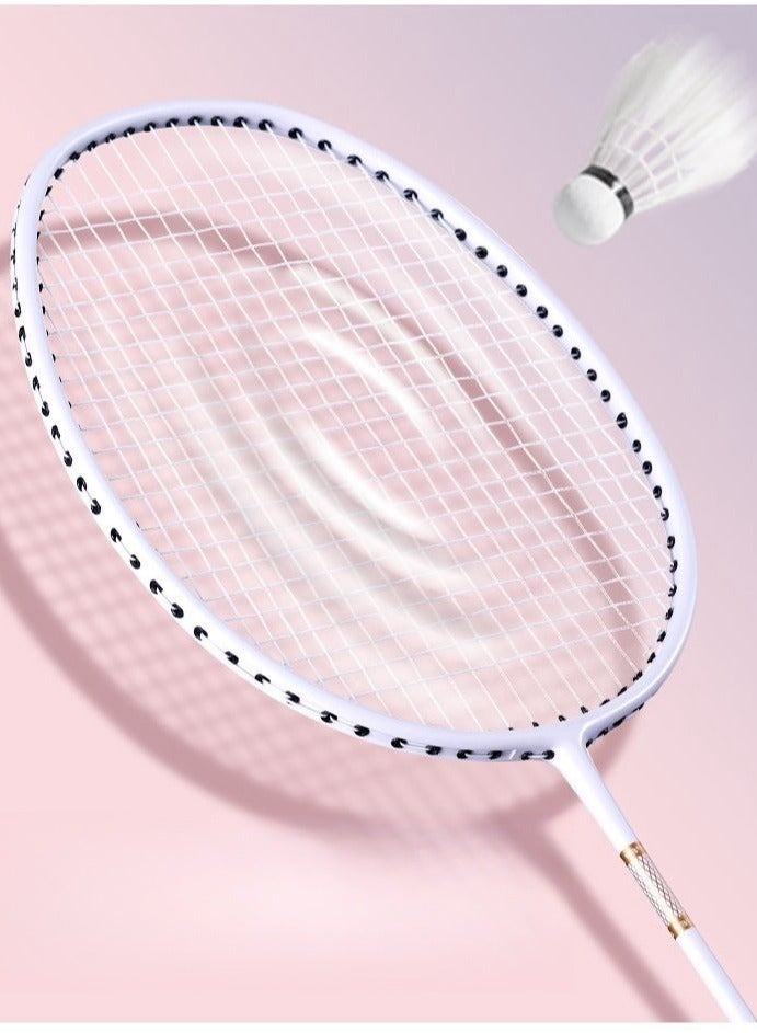Delhui Badminton Racket Ultra Light And Durable Adult Suit, Competition Training, Dribbling, Double Racket