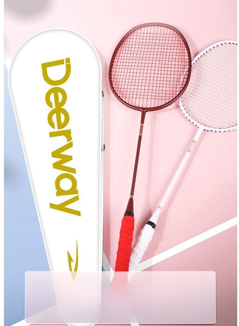 Delhui Badminton Racket Ultra Light And Durable Adult Suit, Competition Training, Dribbling, Double Racket