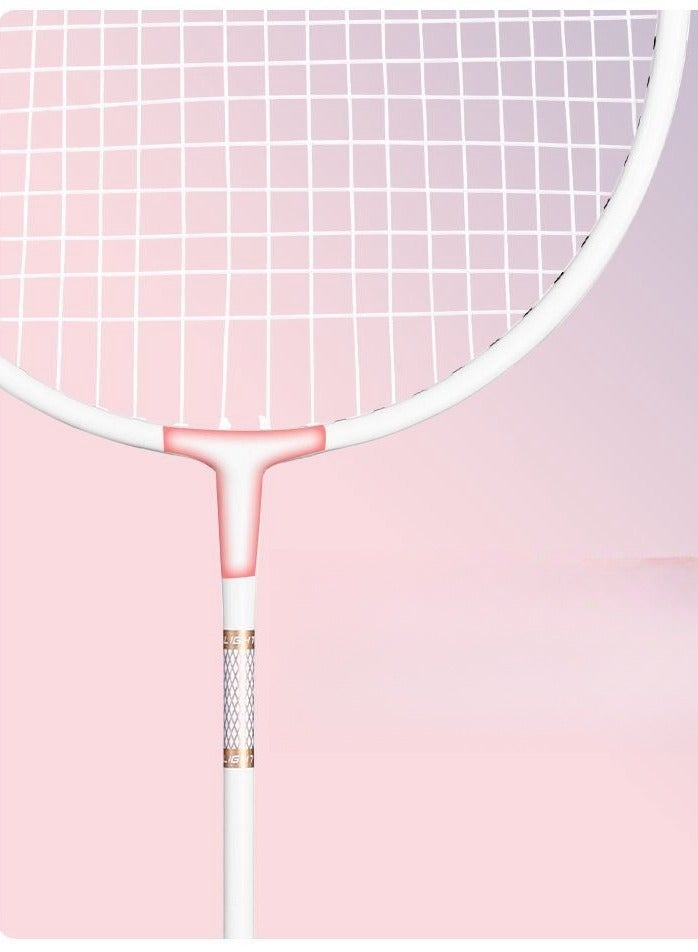 Delhui Badminton Racket Ultra Light And Durable Adult Suit, Competition Training, Dribbling, Double Racket