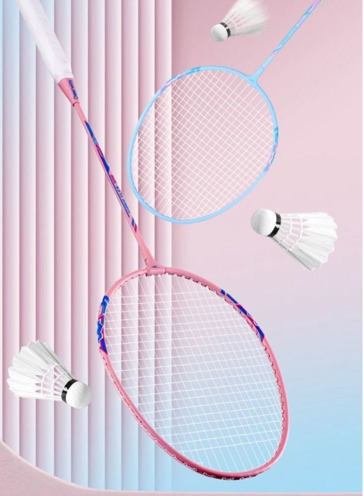 Delhui Badminton Racket Ultra Light And Durable Adult Suit, Competition Training, Dribbling, Double Racket
