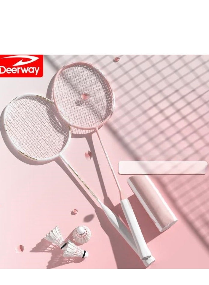 Delhui Badminton Racket Ultra Light And Durable Adult Suit, Competition Training, Dribbling, Double Racket