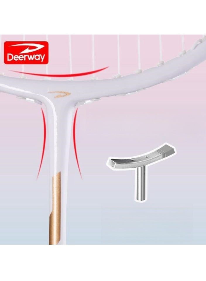 Delhui Badminton Racket Ultra Light And Durable Adult Suit, Competition Training, Dribbling, Double Racket