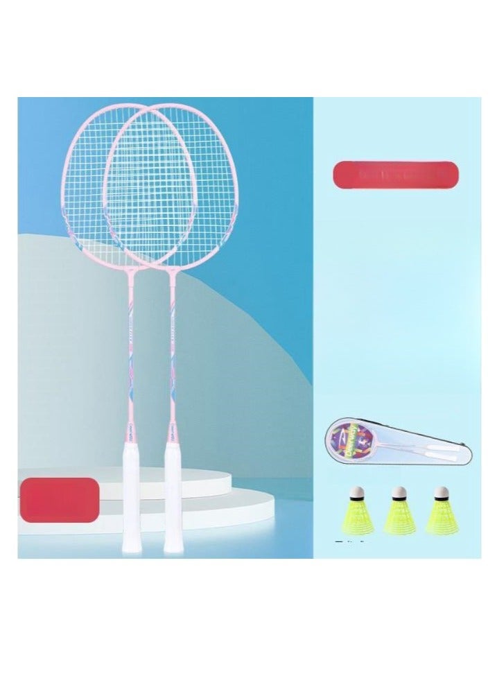 Delhui Badminton Racket Ultra Light And Durable Adult Suit, Competition Training, Dribbling, Double Racket