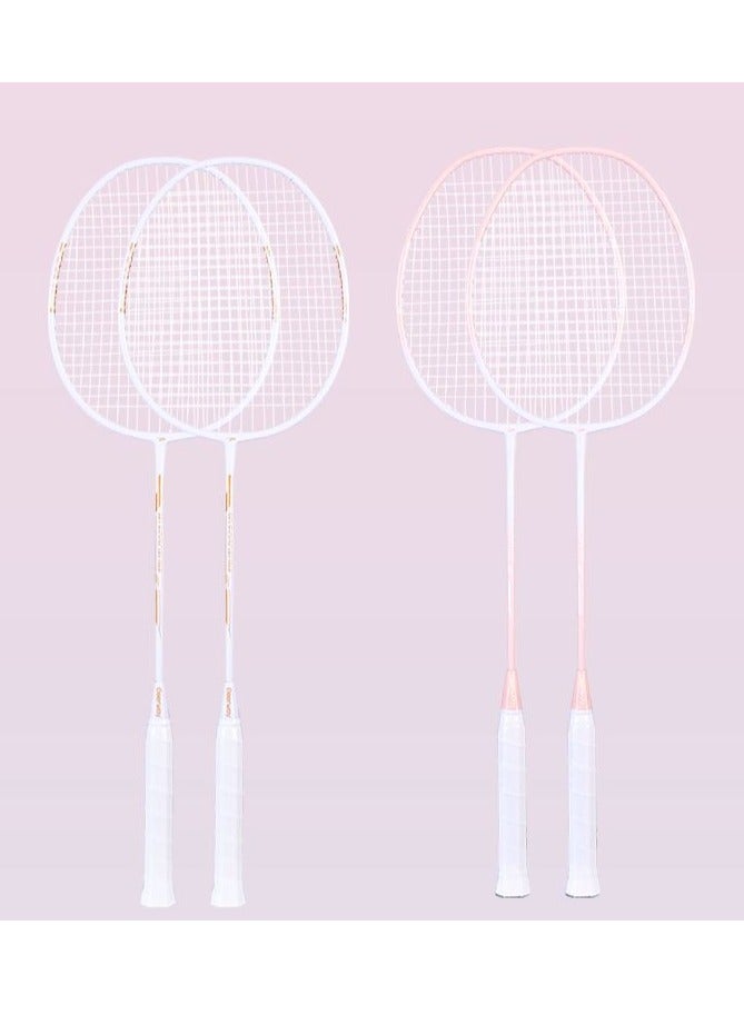 Delhui Badminton Racket Ultra Light And Durable Adult Suit, Competition Training, Dribbling, Double Racket