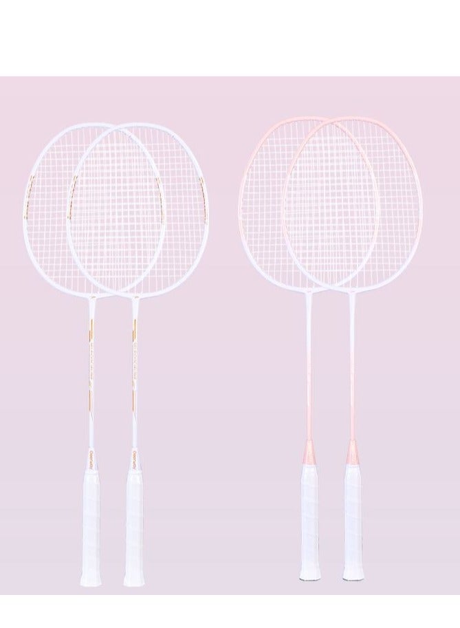 Carbon Badminton Racket Ultra Light And Durable Adult Suit, Competition Training, Dribbling, Double Racket