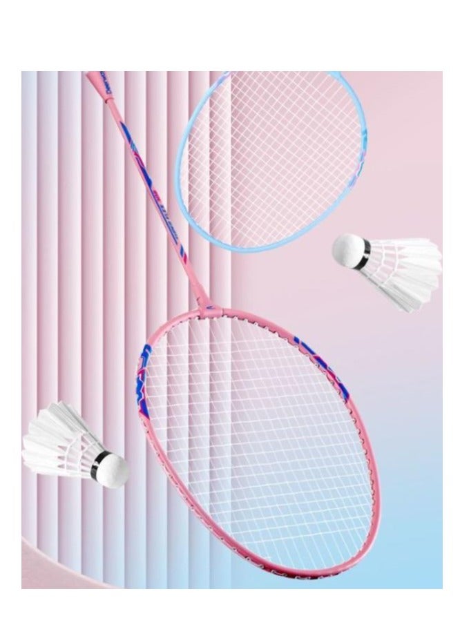 Carbon Badminton Racket Ultra Light And Durable Adult Suit, Competition Training, Dribbling, Double Racket