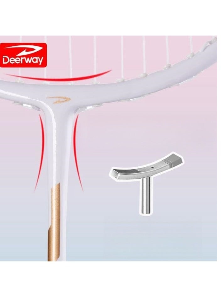Carbon Badminton Racket Ultra Light And Durable Adult Suit, Competition Training, Dribbling, Double Racket