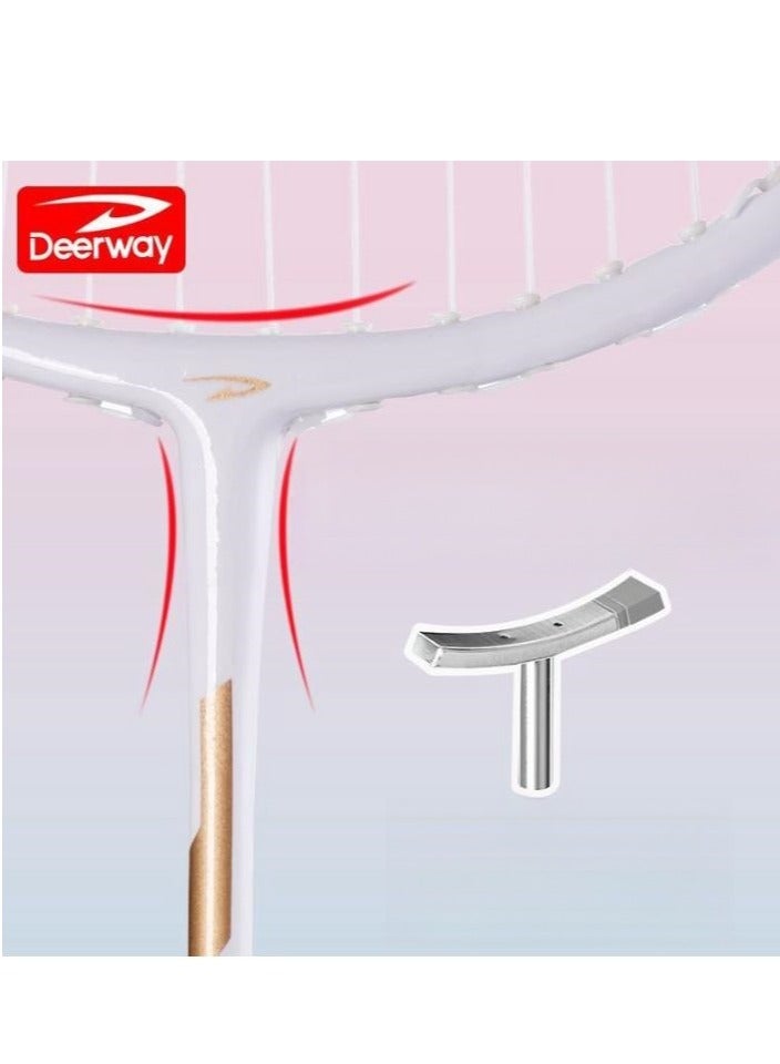 Delhui Badminton Racket Ultra Light And Durable Adult Suit, Competition Training, Dribbling, Double Racket