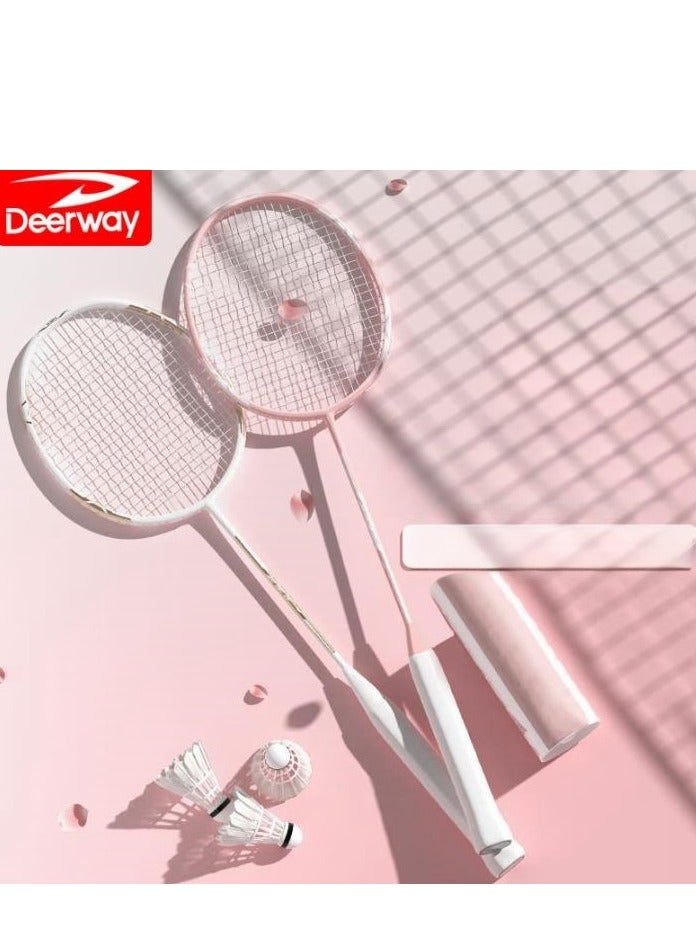 Delhui Badminton Racket Ultra Light And Durable Adult Suit, Competition Training, Dribbling, Double Racket