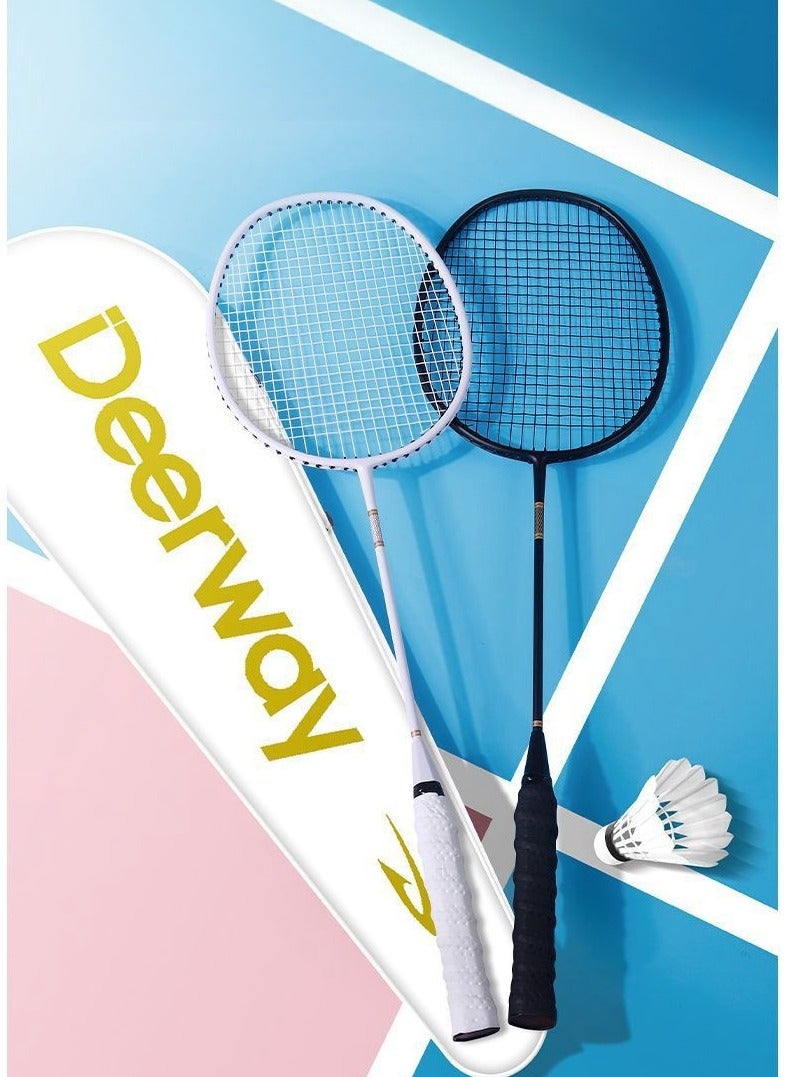 Delhui Badminton Racket Ultra Light And Durable Adult Suit, Competition Training, Dribbling, Double Racket