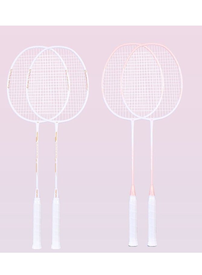 Delhui Badminton Racket Ultra Light And Durable Adult Suit, Competition Training, Dribbling, Double Racket