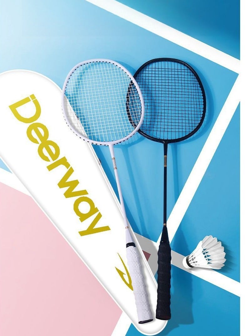 Carbon Badminton Racket Ultra Light And Durable Adult Suit, Competition Training, Dribbling, Double Racket